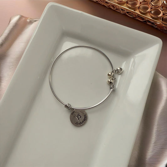 Zodiac Silver Bangle (Limited)