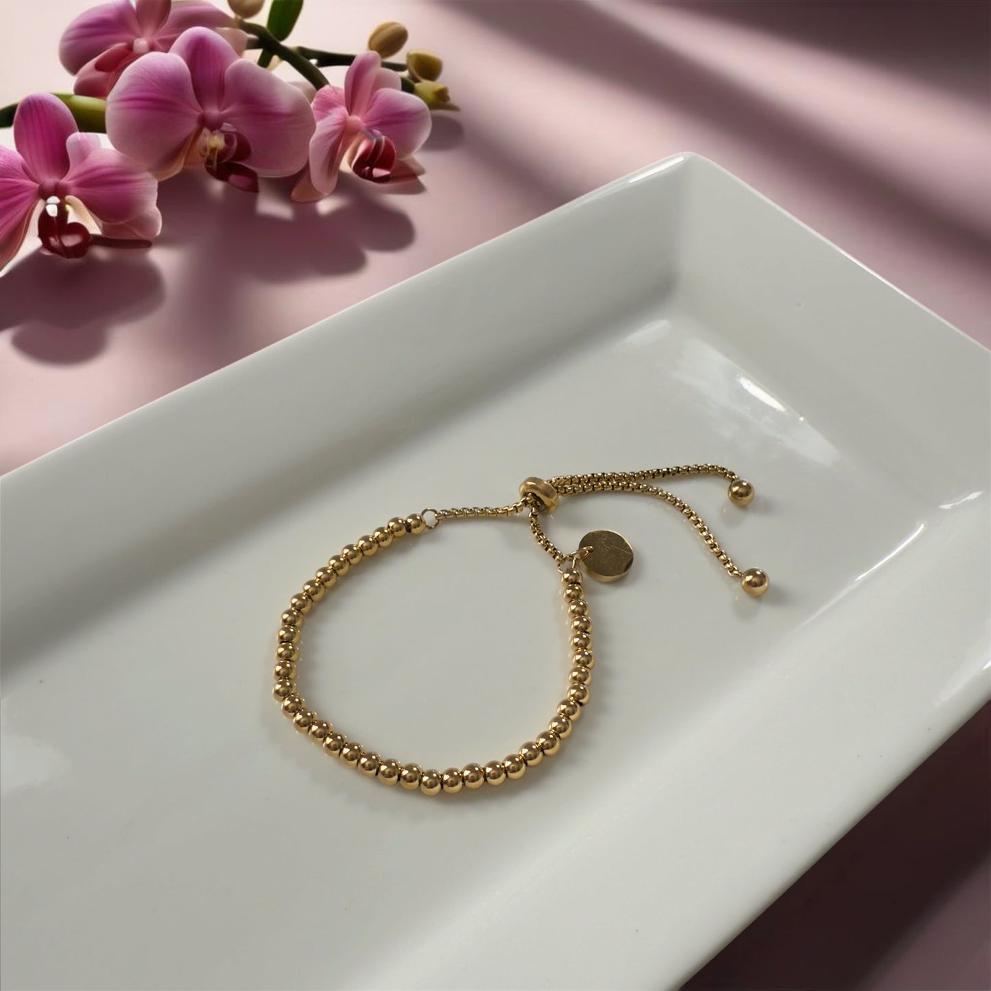 Adjustable Ball Link bracelet