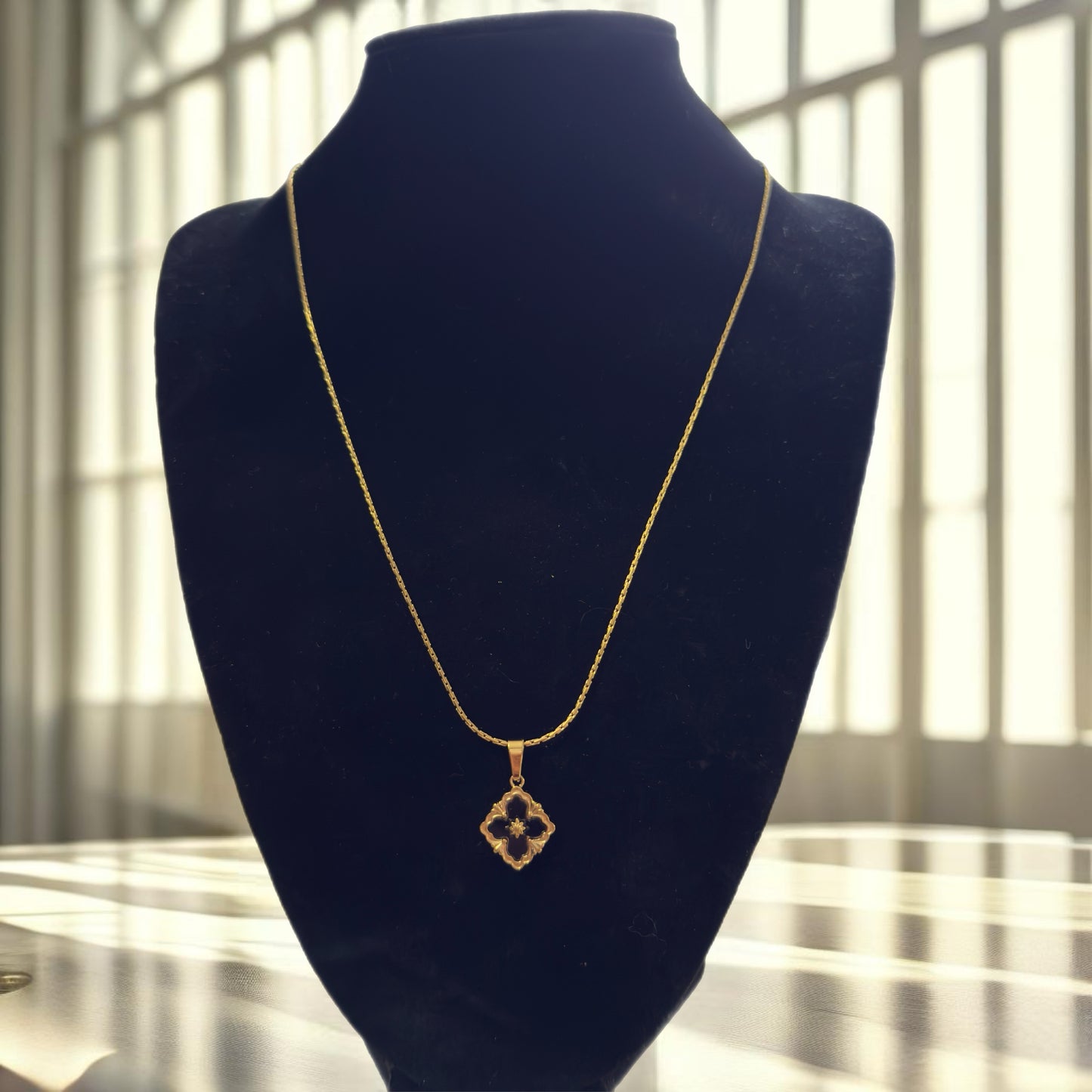 Vintage Flower Necklace