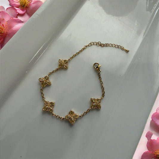 Vintage Flower Bracelet