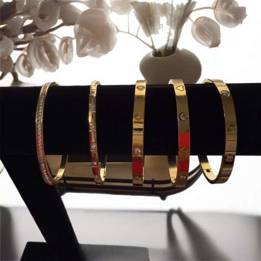 Elegant Open Cuff Bangle