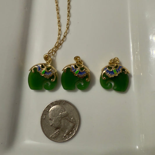 Elephant Jade Necklace