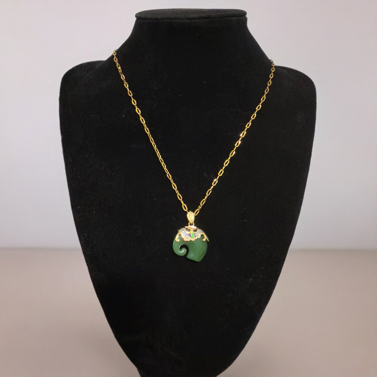 Elephant Jade Necklace