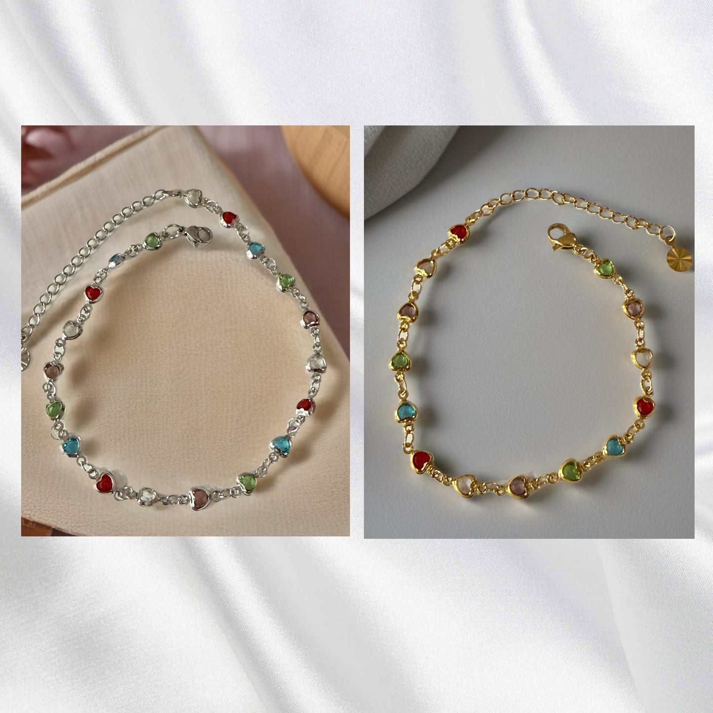 The Sweetheart Bracelet & Anklet
