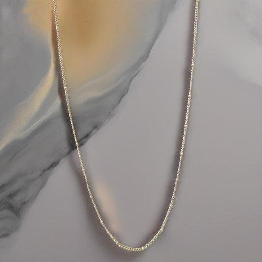 Silver Ball Link Chain