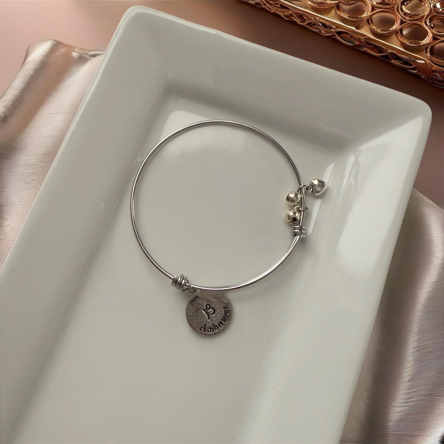 Zodiac Silver Bangle (Limited)