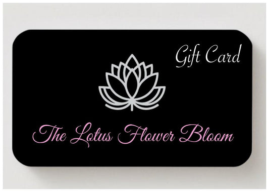 The Lotus Flower Bloom Gift Card