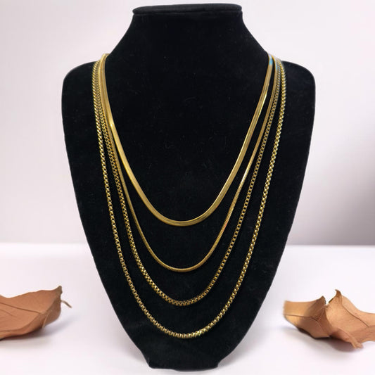 Unisex Gold Chains