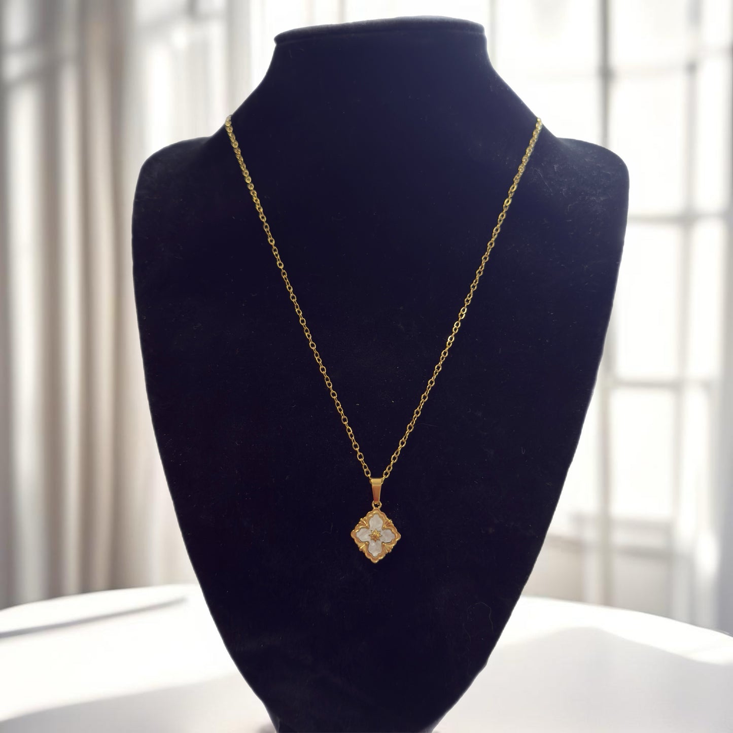 Vintage Flower Necklace