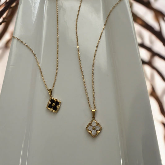 Vintage Flower Necklace
