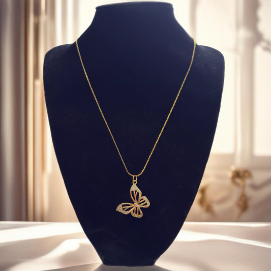Gold Butterfly Necklace