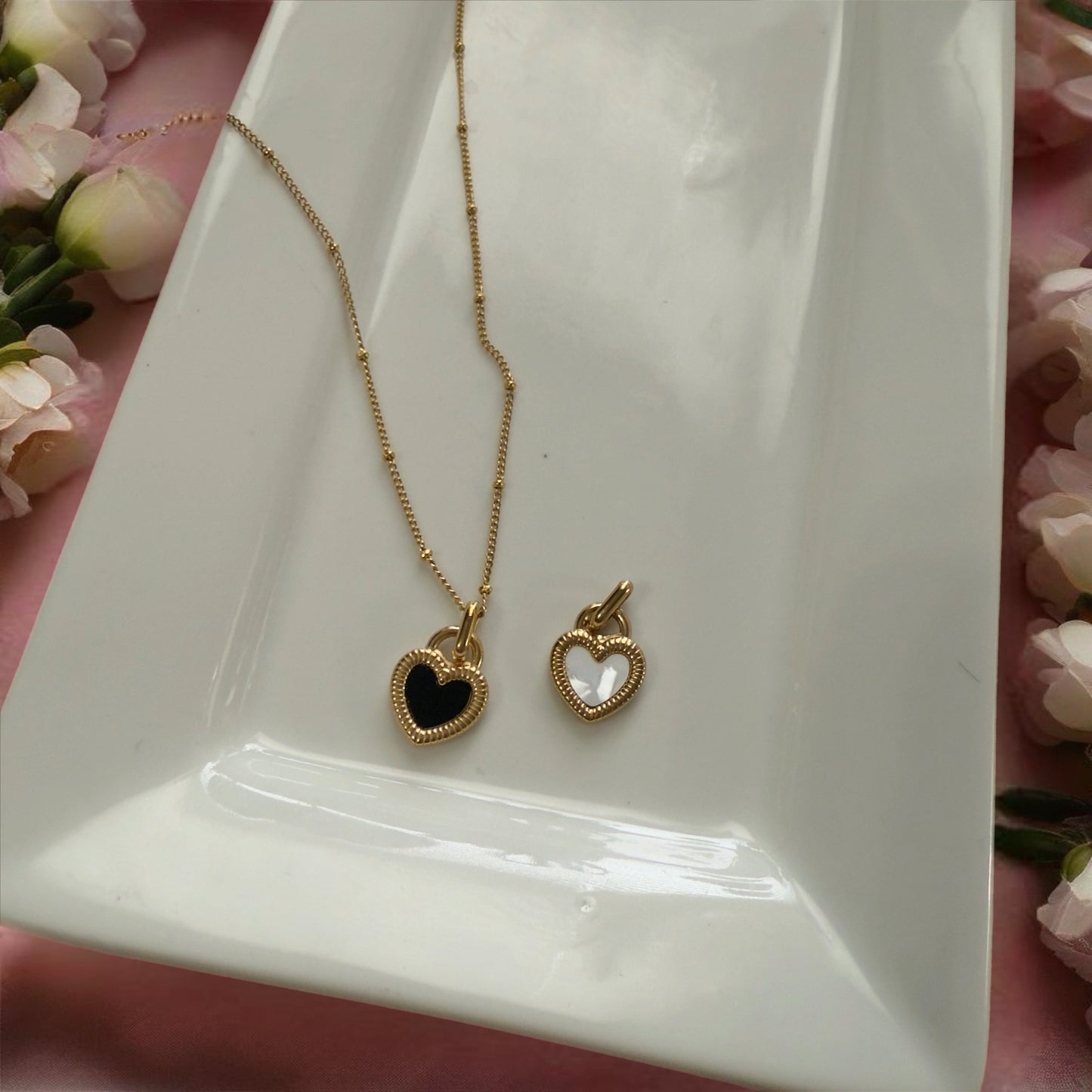 Reversible Heart Necklace