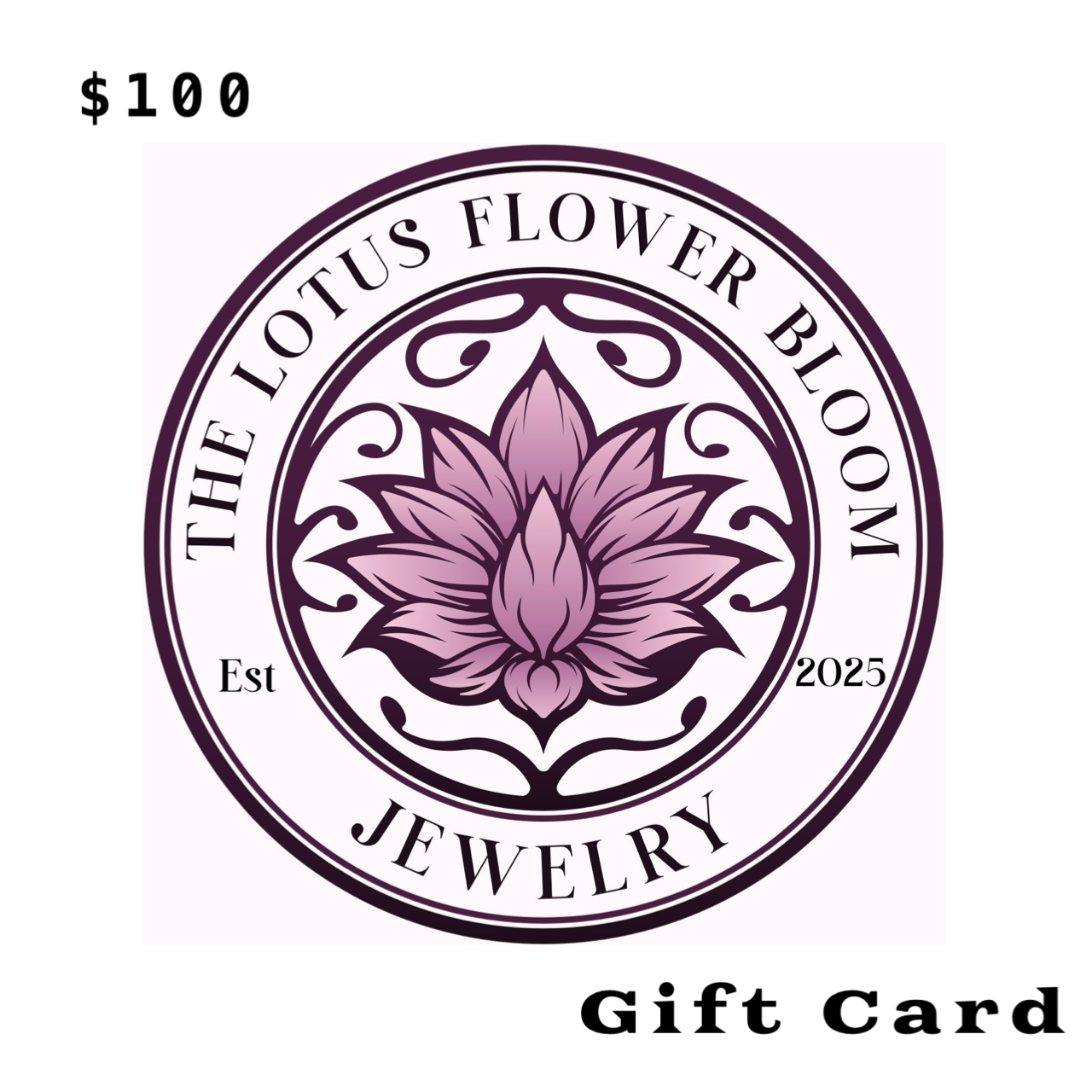 The Lotus Flower Bloom Gift Card
