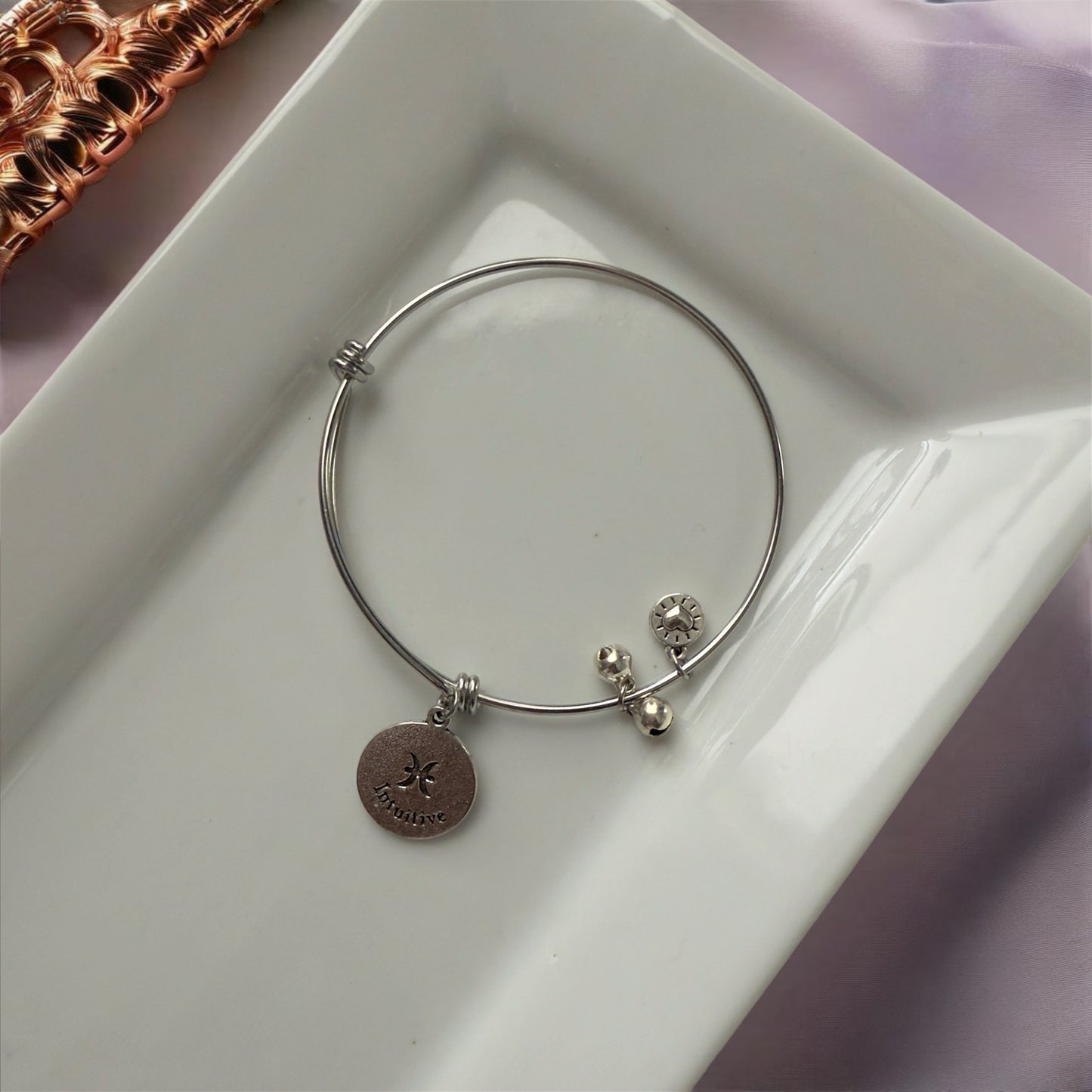 Zodiac Silver Bangle (Limited)