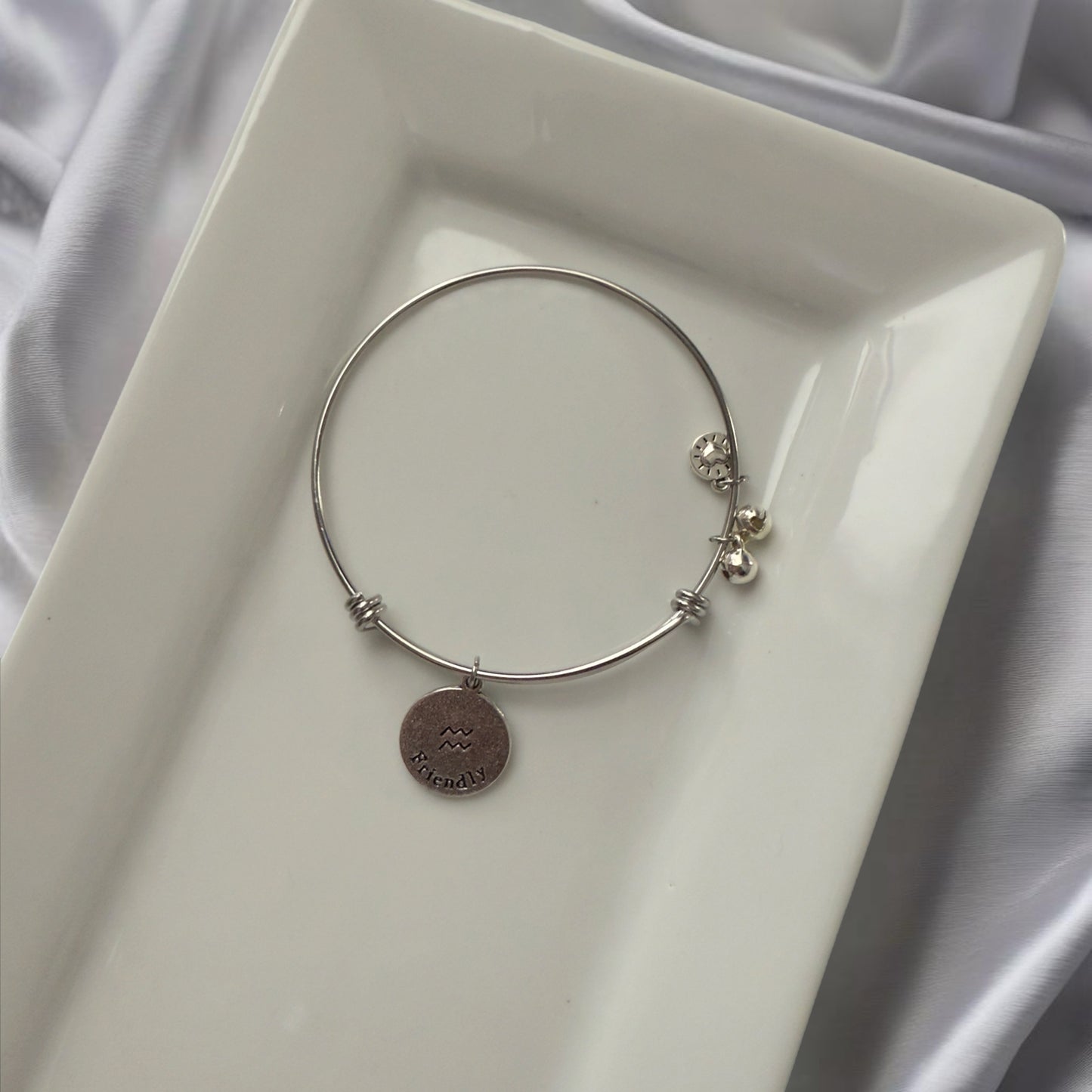 Zodiac Silver Bangle (Limited)