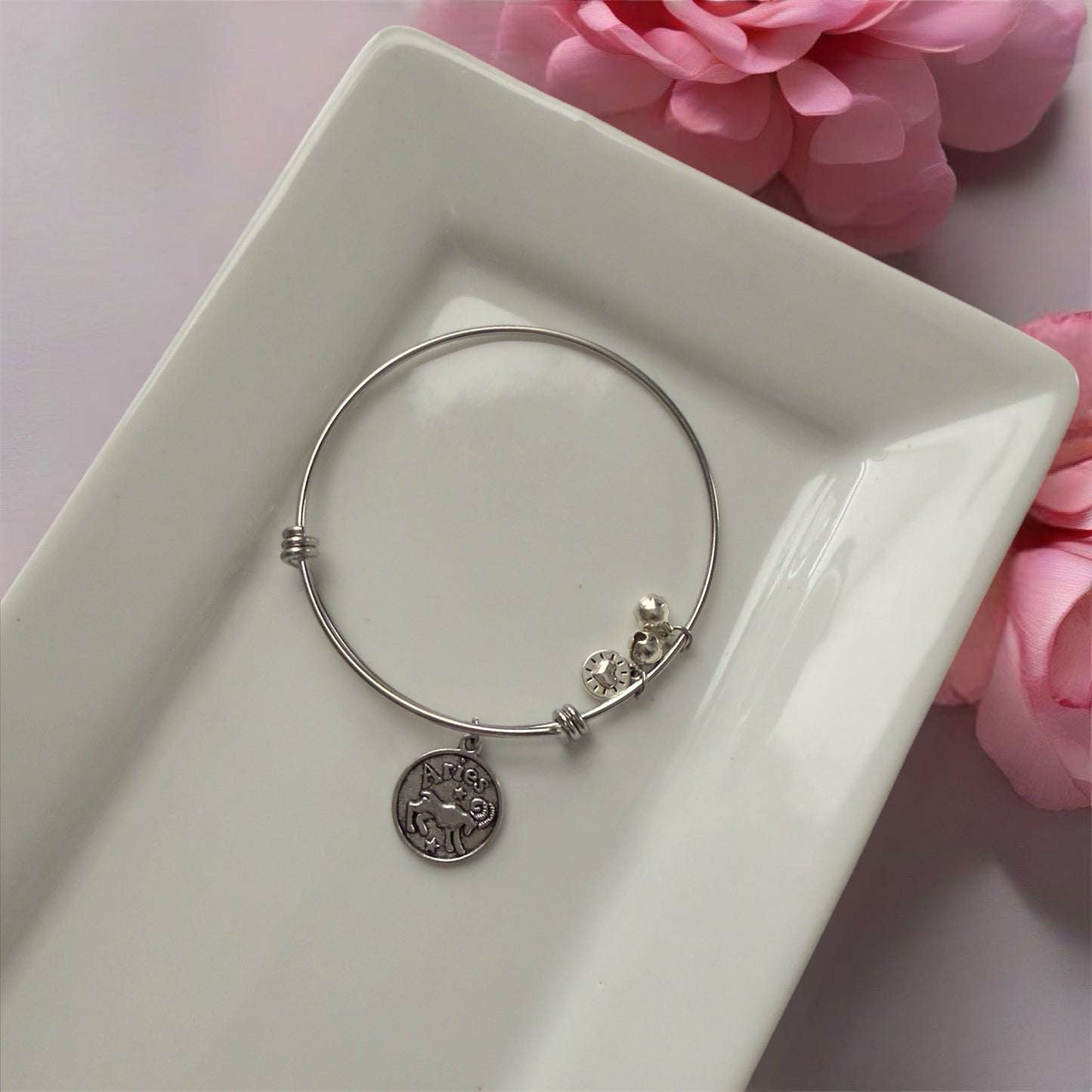 Zodiac Silver Bangle (Limited)