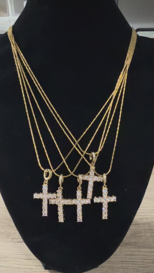 Gold Cross Necklace