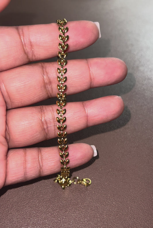 Athena Leaf Bracelet & Anklet