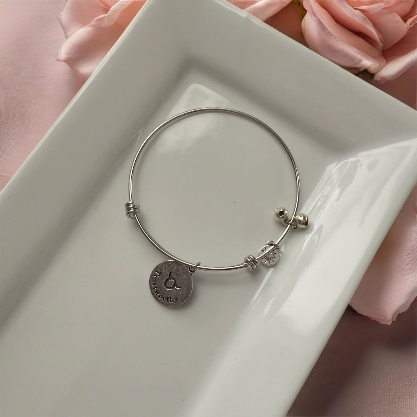 Zodiac Silver Bangle (Limited)